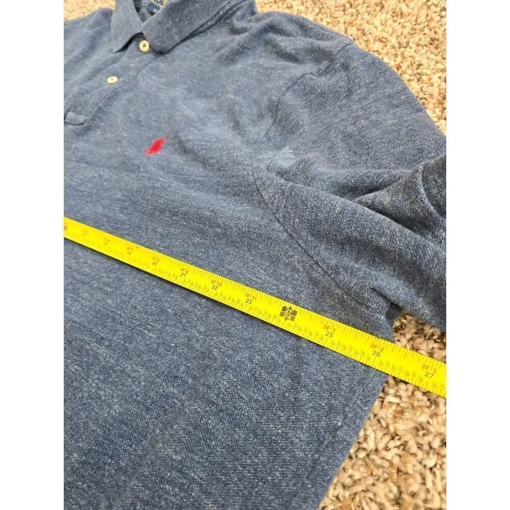 Polo Ralph Lauren Men’s Polo Shirt XXL Classic Fit Navy Blue Cotton Casual